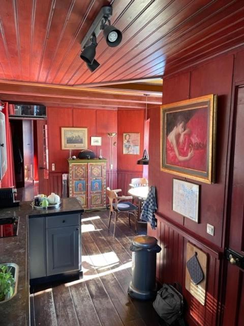 Houseboat Amstel River Studio Amsterdam Exterior photo