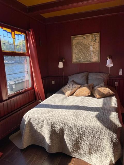 Houseboat Amstel River Studio Amsterdam Exterior photo